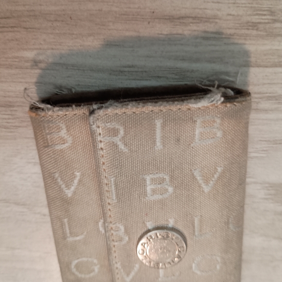 Bvlgari Key holder Key case Logo Mania Beige Silver Woman - Picture 2 of 10